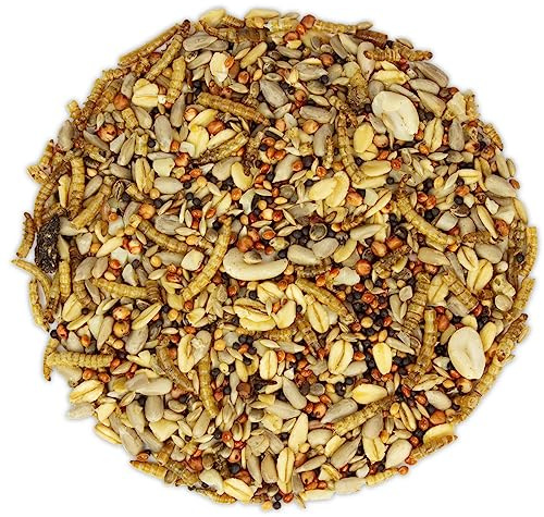 vogeltreff24 Wildvogelfutter mit Insekten und Sämereien - ausgewogene Vogelfutter-Mischung für Wildvögel, 20 kg