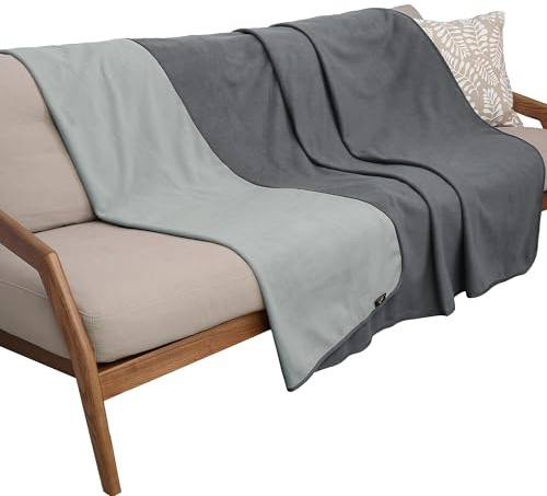 Pawsee Wasserdicht Hundedecke Katzendecken Waschbar, wasserdichte Decke für Unterwegs Hundesofa Schutzdecke Sofa Überwurf, Flauschig Hundedecke für Kleine Mittelgroße Hunde Katzen, S 125 x 75cm