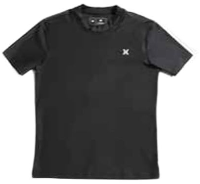 Hurley pojke ikon hybrid ss rashvest rash guard-skjorta, Svart, 8 år