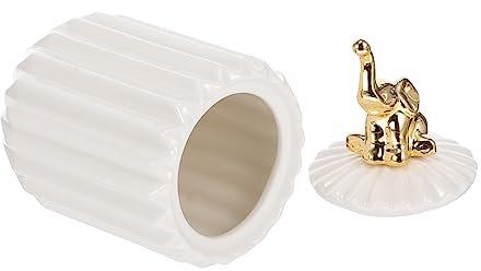 WATIIFUFU 1Stk Aufbewahrung aus Keramik Organizer mit Deckel tablett nordischer aufbewahrungsdose aufbwahrungs-box kaffeebohnen elegante Keramikdose Porzellandose
