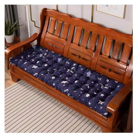 Outdoor-Bankkissen, Sitzkissen für Veranda, Schaukelstuhl, Beige, 48 x 120 cm