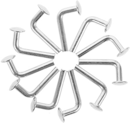 Homoyoyo Pasador De Seguridad En l De Hierro Galvanizado 5x47 Mm Para Estanterías De Palets, Lote De 100 Pcs, Clip De Bloqueo Resistente Para Almacenamiento Industrial