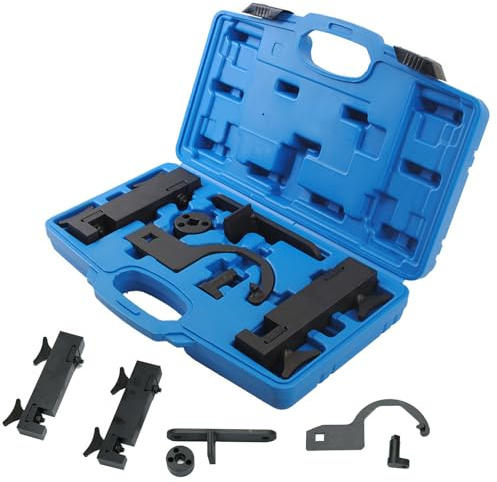 CISSIYOG Outils Calage Moteur,kit Calage Distribution,Distribution Réglage de l'arbre à cames Compatible avec Land Rover Compatible avec Jaguar,Range Sport V8 5.0 L V6 3.0 L,Pompe à Carburant