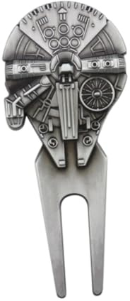 Hellery Golf Divot Repair Tool Ersatz, Sport Anfänger Tragbare Praxis Golf Leichte Zubehör Pitch Gabel, Antike Zinnfarbe