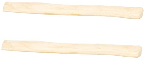 Mobestech 2pcs Pick Axe Handle Replacement with Hickory Handle for Outdoor Use 36cm Length