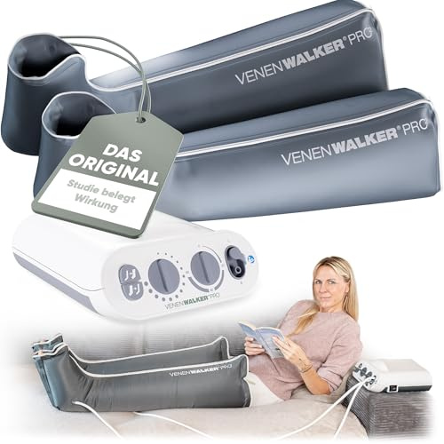 VENENWALKER PRO2 Lymphdrainage Gerät Beine - Therapie Beinmassagegerät | Zertifiziertes Medizinprodukt (TÜV) - Das Original seit 30 Jahren bei Lipödem, Lymphödem, Cellulite & schweren Beinen