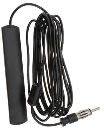 SHINEOFI Antena FM Coche con Antena de Parche para Radio de Camión y Vehículo Fácil Instalación Parabrisas Señal Fuerte y Estable