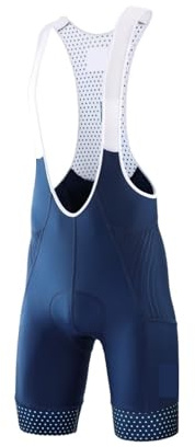 XIEHYA Salopette Ciclismo Pantaloncini da Ciclismo con Imbottitura in Gel, Traspiranti Uomo Tasche Posteriori