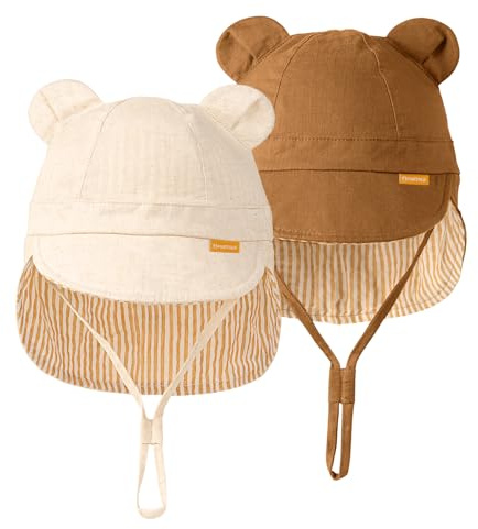 FURTALK Baby Sun Hat UPF 50+ Cute Toddler Bucket Summer Beach Hats for Boys Girls