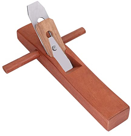 Cepilladora manual profesional para carpintería de acero premium 55# con cuerpo de madera de Padauk, herramienta de cepillado suave para carpinteros, artesanos y proyectos de