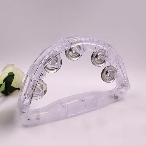Picysa LED-Lichttrommel mit LED, blinkendes Musikinstrument, tragbares Percussionsinstrument, beleuchtet, tragbares Percussion-Musikinstrument (wie abgebildet)