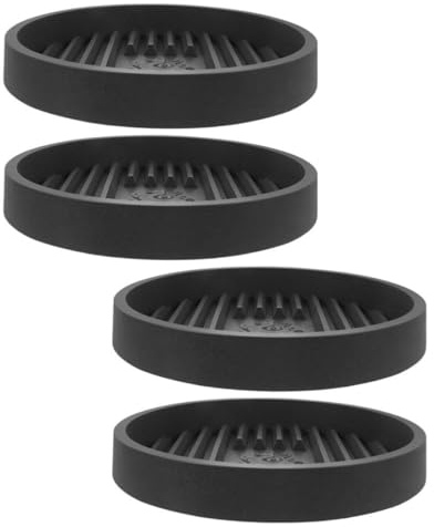 NAMOARLY Vassoio per Stantuffo WC in Plastico Traspirante, Set da 4 Pezzi Base Sicura, per Bagno e Cucina, Asciugatura Rapida e Cattura Gocce