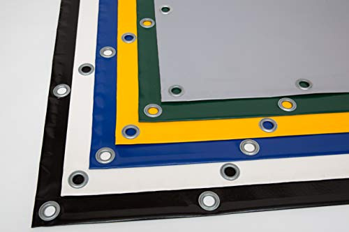 ANKO PLANEN (5-6m di larghezza) Telone per camion in PVC 720 g/m² - telone di copertura premium con occhielli da 12 mm - antistrappo e resistente alle intemperie (6m x 1m, Verde RAL6005)
