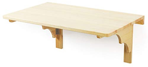 Wandklapptisch Klapptisch,Tisch ausklappbar Küchentisch Esstisch klappbar aus Holz An der Wand hängender länglicher und Esstisch, Schreibtisch, Frühstückstisch Schreibtisch Mehrzwecktisch
