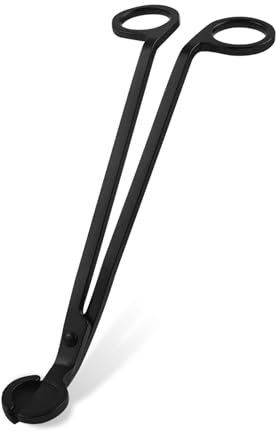 Tagliapasta per candele, forbici, taglierina per stoppini, forbici in acciaio inox, per gli amanti delle candele profumate, nero, 1