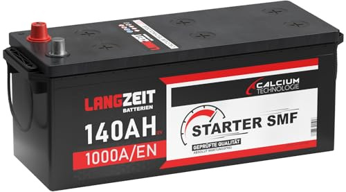 Langzeit LKW Batterie 12V 140Ah 1000A/EN SMF Truck statt 120ah 125Ah 135Ah