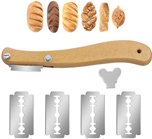 CTForest 7 Pezzi Bread Lame, Taglierina per Pane, Coltello da Panettiere, Adatto per Tagliare il Pane, Rifilare la Forma del Pane, Abbellire il Cibo