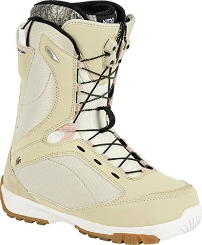 Nitro Snowboards Monarch TLS Botas de Snowboard, Mujeres, Sand, MP 25,5 // EU 39 1/3 // US 7,5