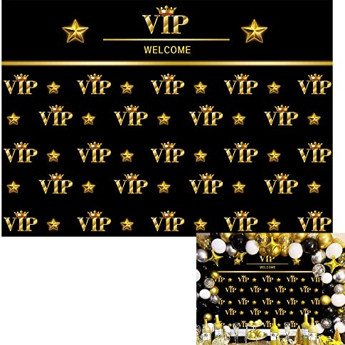 BINQOO 2,1x1,5m VIP Gast Besucher Kulisse Roter Teppich Event Fotografie Hintergrund VIP Movie Stars Mann Frau Super Star Portrait Shooting Party Banner Dekoration Studio Requisiten