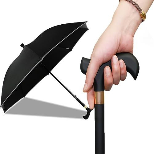 AVIITI Bastone Da Passeggio Ombrello, Bastone Ombrello Leggero Antivento E Autoprotettivo, Per L'arrampicata, L'escursionismo, Le Passeggiate Sotto La Pioggia,A,83cm/33inch