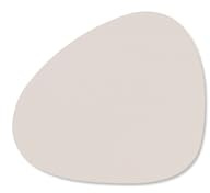 4er Set Glasuntersetzer Curve (11x13cm) Leder Nupo - LindDNA, Philippi:Soft Nude