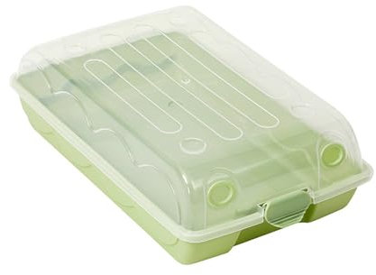 ulafbwur Scatola per scarpe con coperchio trasparente, fori di ventilazione visibili, impilabile, salvaspazio, resistente, contenitore per scarpe ventilato