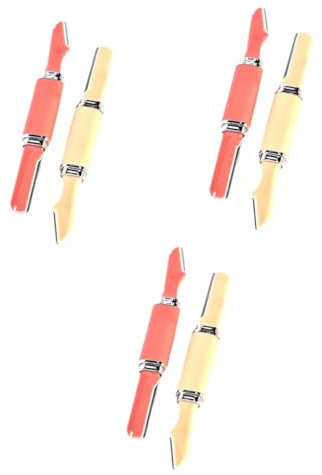 Beaupretty 6sätze Augenbrauen Trimmer Sicherer Augenbrauen Rasierer Für Tragbar Rot Und Gelb Für Präzises Trimmen Und Einfache Handhabung