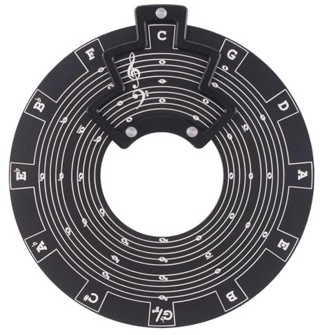 Melody Tool Fünftel Rad Gitarre Saiten Lineal Gauge Tool Musik Transpose Werkzeug Gitarre Gitarre Transponierhilfe Musiker Akkord Transposer für Bass Akustische Gitarre