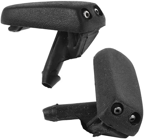 Click&Fit Einstellbare Scheibenwaschanlage Düsen für VW Golf 1974-1999, Passat 1974-1997, Transporter T4, Polo Corrado Jetta, Seat Ibiza Cordoba Inca - Scheibenwaschdüsen Wassersprüher 191955985