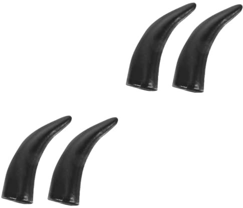 LIFKOME 2paare Imitation Bull Horns Haarreif Für Halloween Kostüm Kopfschmuck Für Karneval Kreatives Horn-design Für Kostümpartys Und Cosplay