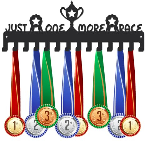 SUPERDANT Sport Medaillenhalter Race Medal Hanger Sports Medal Rack mit Haken Wall Mounted Medal Display Geschenke für Sport-Spieler