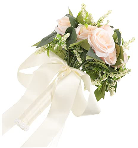 RORPOIR Rustikale Hochzeit Blumenstrauß Realistische Künstliche Blumen Vase Brautjungfern Halten Bouquet