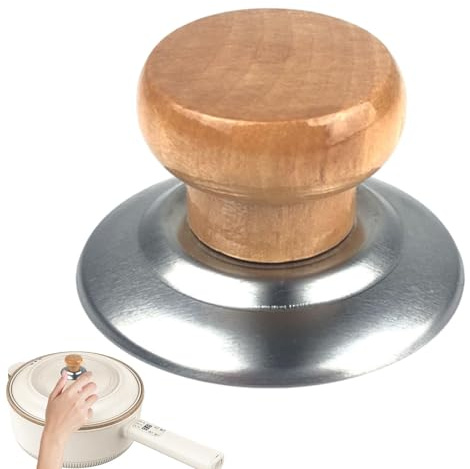 Poignée de rechange pour couvercle de casserole | Bouton de couvercle de casserole en bois multifonctionnel | Bouton de couvercle de casserole pour woks, casseroles