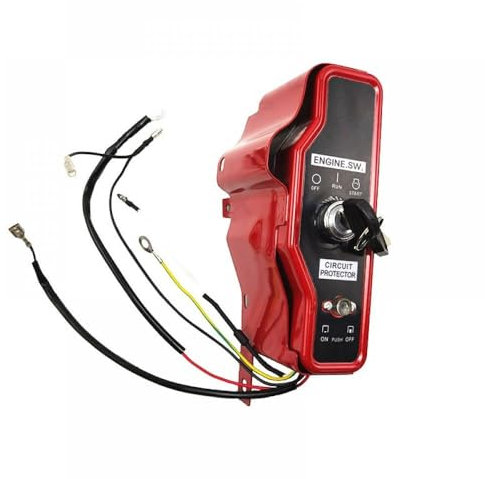 RJXDUPHT Gruppo Interruttore on-off di avviamento Elettrico 5KW Compatibile con HA GX240 GX390 GX420 E6500 Toggle Kill Protector per generatori 6.5KW