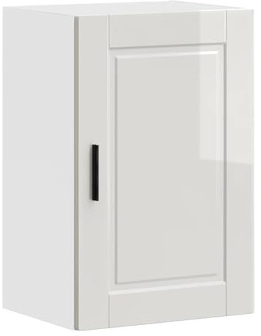 Mutfak Dolabı Küchenzeilen Aktenschrank Vorratsschrank - Küchen-Hängeschrank Porto Hochglanz-Weiß Holzwerkstoff für Esszimmer Badezimmer Wohnzimmer Küche
