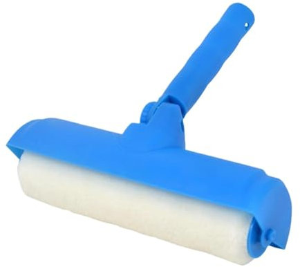 Colcolo Rodillo para pintar techos, pincel, agarre cómodo, cabezal ajustable, sin salpicaduras, herramienta de aplicación de pintura sin goteo