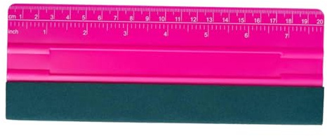 KiBcsLic Squeegee for Vinyl Window Tint Film Tool Applicators Sticker Wrap Vinyl Scraping, pink, S