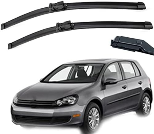 XIAOYUN Auto-Scheibenwischerblätter,Für VW Golf VI MK6 2009 2010 2011 2012 Scheibenwischer Autozubehör Scheibenwischer,Scheibenwischerarm mit Wischblatt