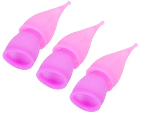 MOTHNUR 6 Stück Weiche Silikon Menstruationstassen Auslaufsicher und Bequem für Frauen Wiederverwendbar in Rosa und Lila Große Period Cups für Schwimmen Sport und Alltag