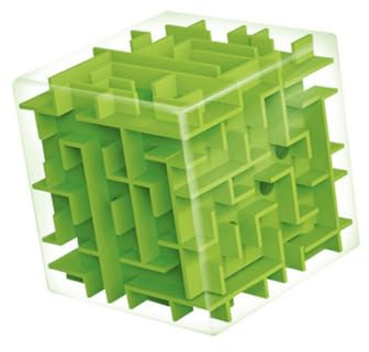 3D-Labyrinth-Puzzle-Würfel, 3D-Würfel-Puzzle-Box, aufeinanderfolgende Rätsel, lustiges Denkspiel für Training und Stressabbau, 1 Stück...
