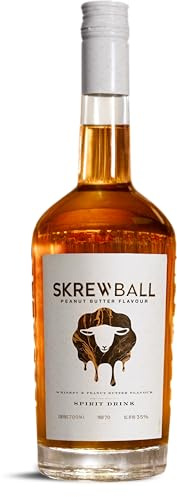 SKREWBALL Whisky Américain - Spiritueux à base de beurre de cacahuètes - 35%, 70cl