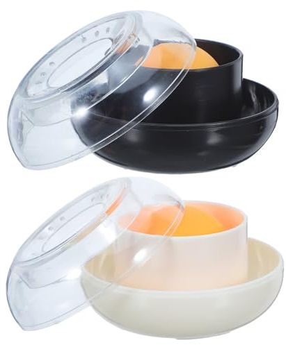 LIGHTAOTAO 2 Pezzi Umidificatore per Dita Rotella in Plastica 8x8x4,5cm per Uffici Finanziari e Cassieri, Funzionamento una Mano e Umidificazione Continua delle Dita per Carte e Banconote