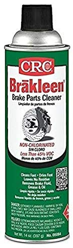 CRC 05084 BRAKLEEN Brake Parts Cleaner - Non-Chlorinated - 14 Wt Oz (6 Pack)