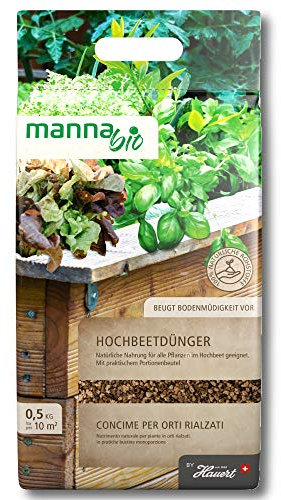 Hauert Manna Bio Hochbeetdünger 0,5 KG Verdure, Erbe, Insalata