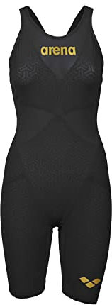 ARENA W Pwsk Carbon Glide Badeanzug Damen M schwarz/Gold