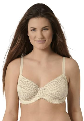 Triumph Womens Aura Spotlight Wired Bra, Creamy Dream, 34DD UK
