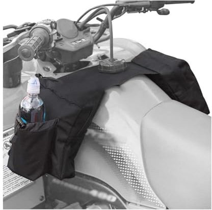 ATV Tank Top Bag, Motorcycle Saddlebags, Storage Saddle Bag for Snowmobile, UTV Waterproof Cargo Pocket, Universal Durable Front Accessories, Storage Pack with Water or Drink Pocket
