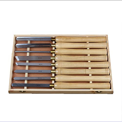 OITTo Holzschnitzwerkzeug-Set – 8-teiliges scharfes Werkzeug mit Tragetasche – ideal für DIY-Skulptur-Tischler-Experten, Anfänger