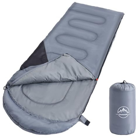 Flanhorest Schlafsack 3 Seasons Lightweight &Waterproof - Camping, Reisen und Outdoor Aktivitäten - für Erwachsene & Kinder - 220 x 80 cm