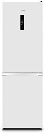 Gorenje NRK619CAW4 Kühl-Gefrier-Kombination/Freistehend/EEK: C /35 dB /304 L/NoFrost Plus/CrispZone mit Feuchteregler/Convert FreshZone/MultiFlow/InverterCompressor/HxBxT: 186x59,5x59 cm/Weiß